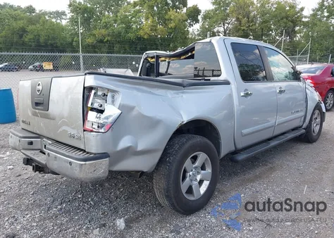 2007 Nissan Titan Se from USA, damaged, VIN 1N6BA07B57N207880